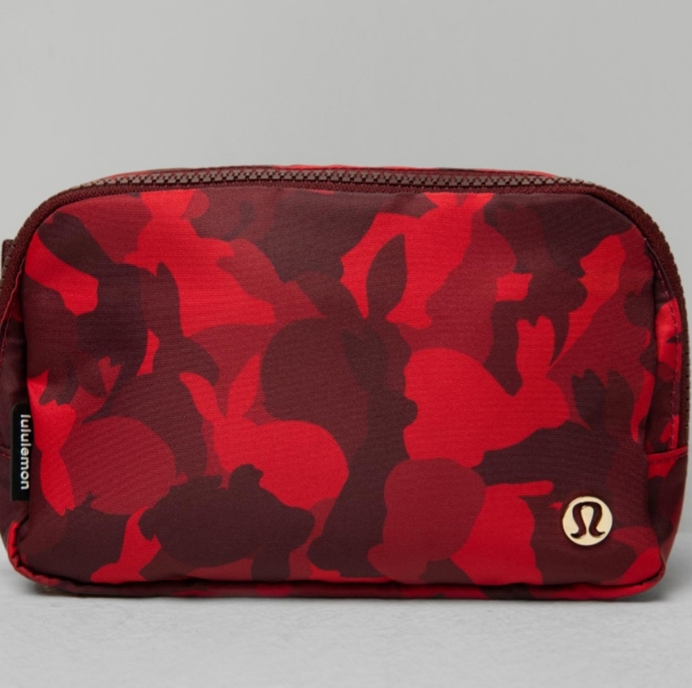 Lululemon Everything Belt Bag 1L Lunar New Year Red Rabbit All Over Print